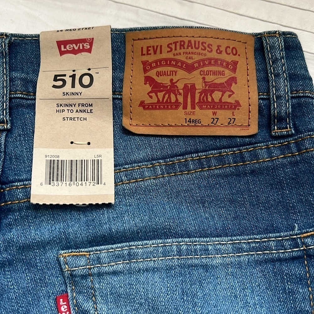 NWT Levi’s 510 Skinny Jeans - Picture 6 of 6